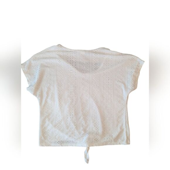 🛍️White Boho Tee Size Medium - Picture 2 of 5